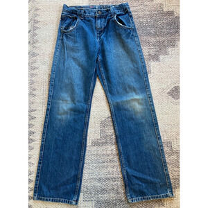 Womens Sz‎ 14 Mossimo Jeans Premium Brand Blue Dark Wash